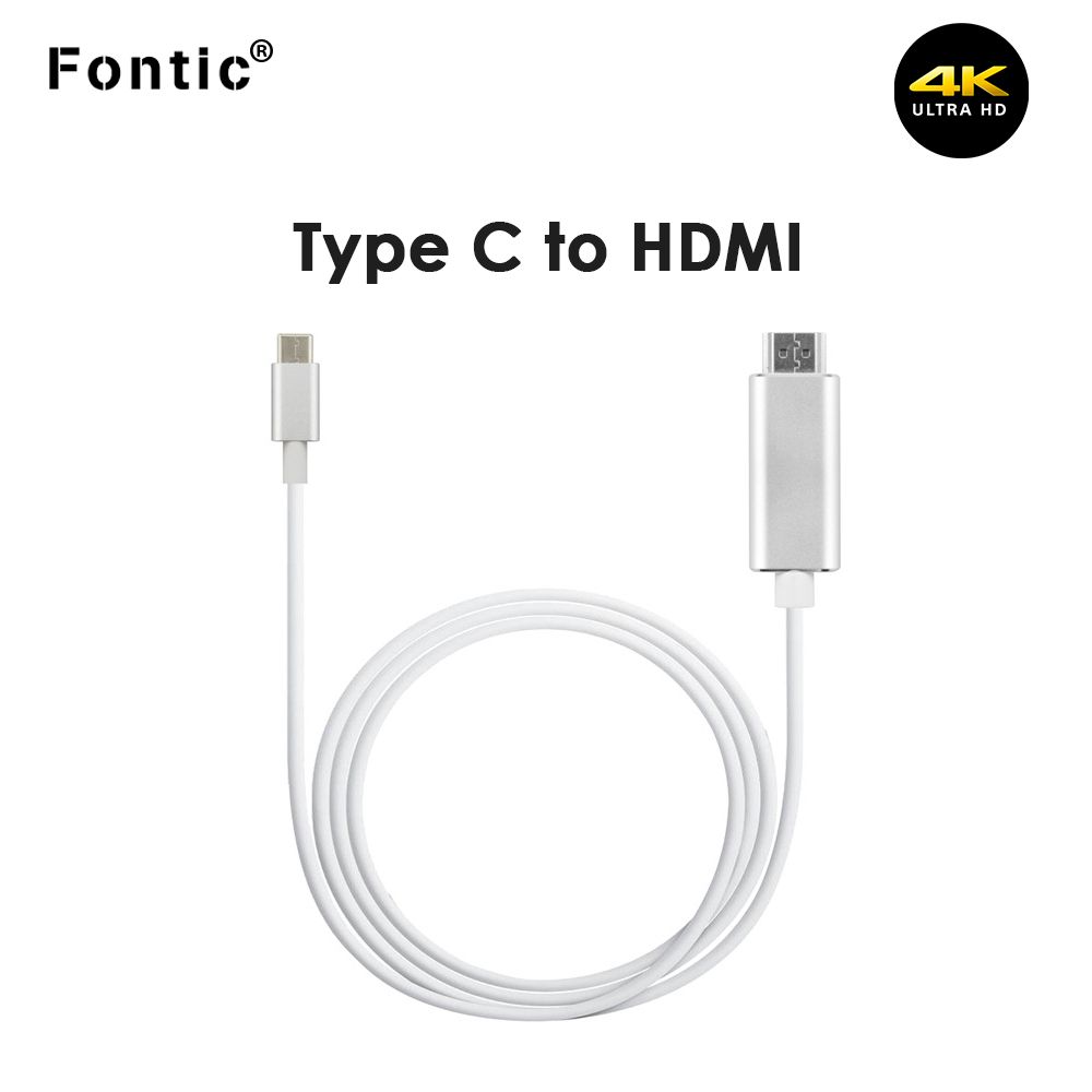 USB To HDMI Adapter 4K 30Hz Long Cable USB Type Male To