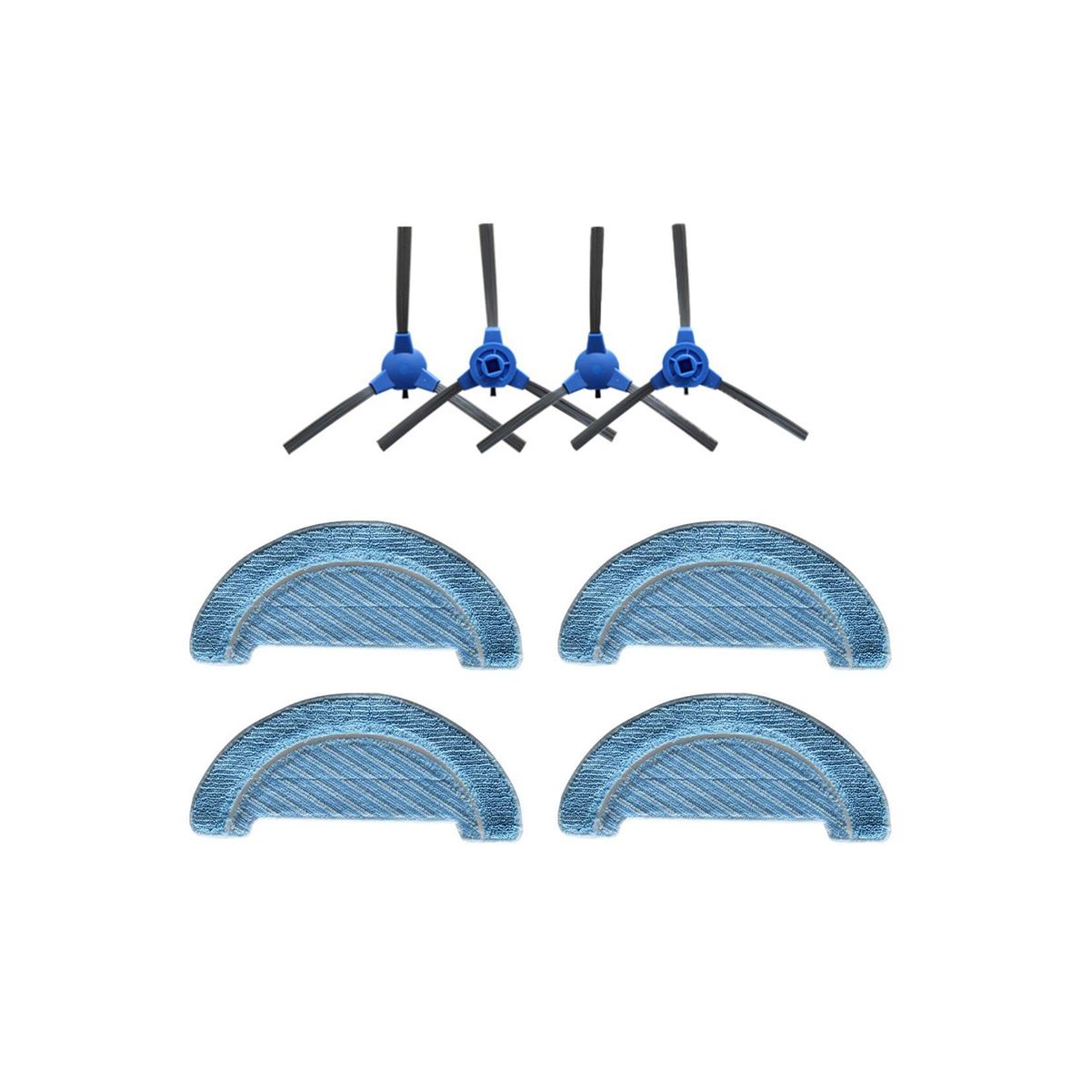 Side Brush Mop Rag Vacuum Parts for Conga 1090 Accessories Spare Parts Robot Vacuum