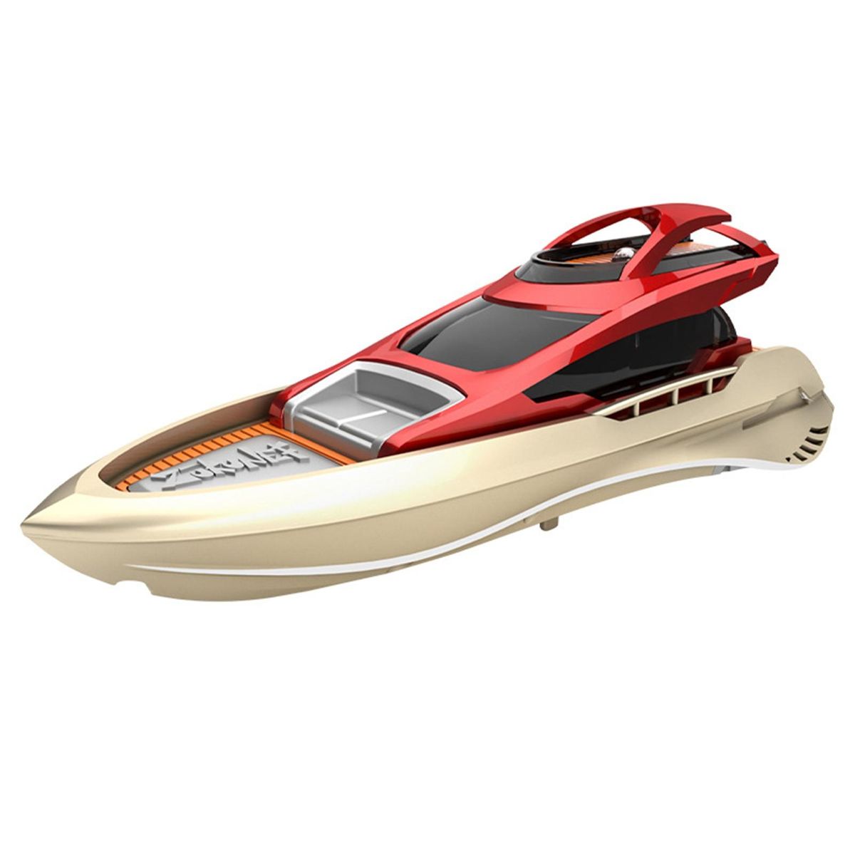 1 Set Remote Control Speedboat Yacht Model RC Boat Toys Red