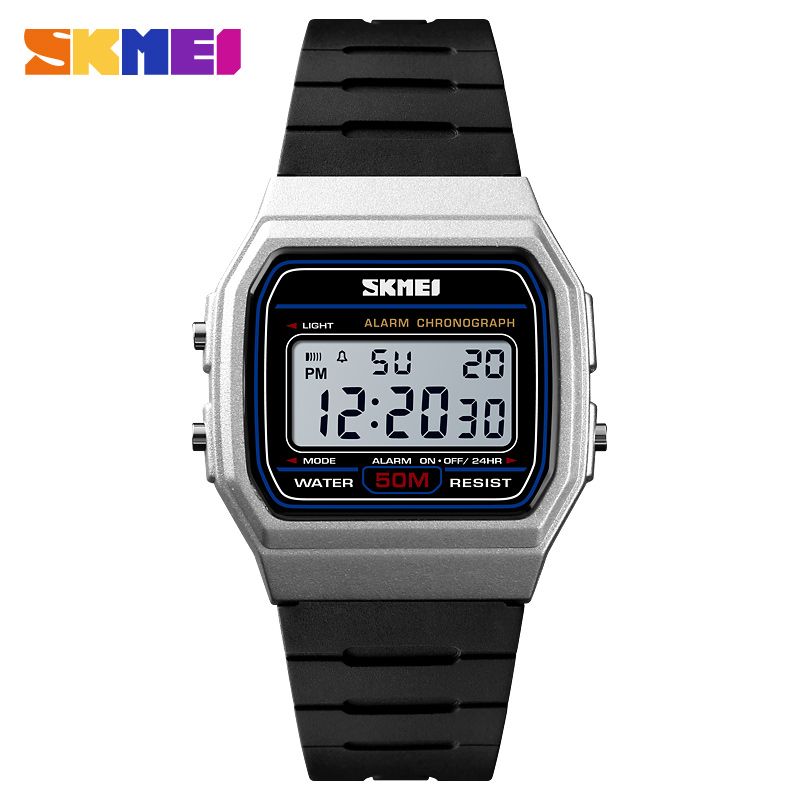 Women Digital Wristwatch Waterproof Display Date Week Watch