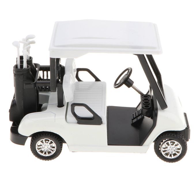 Mini 120 Simulation Pull Back Golf Cart WClubs Model Vehicles Toy