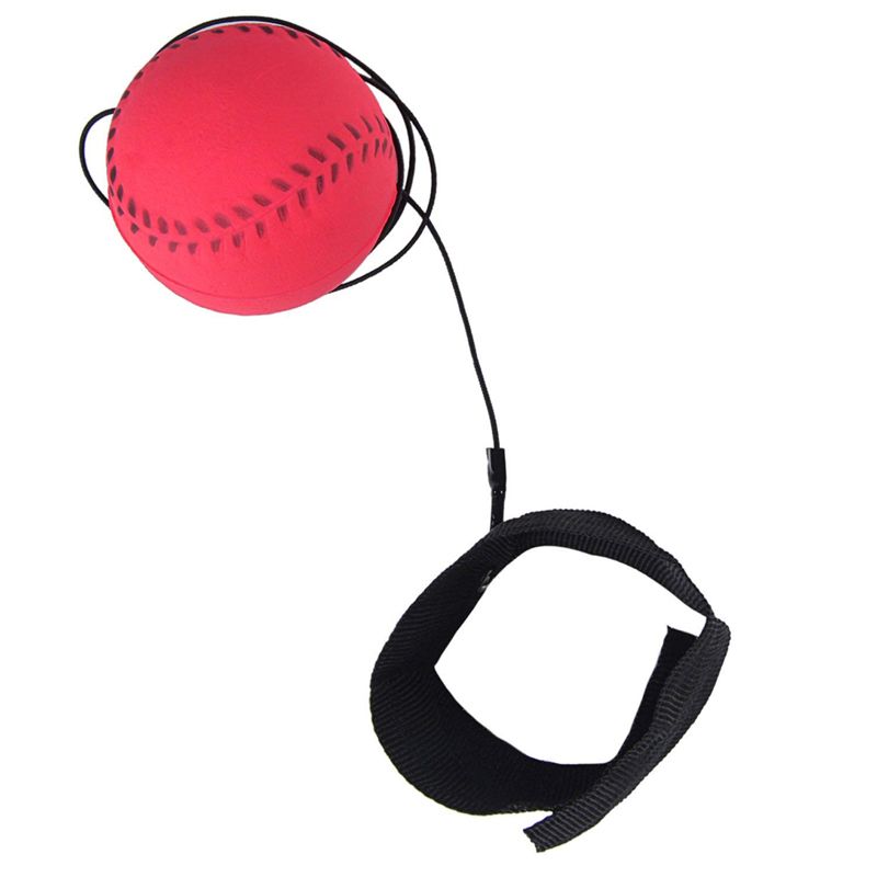 1Pcs Return Sponge Rubber Hand Balame Exercises Bouncing Elastic Sport On Nylon String Children