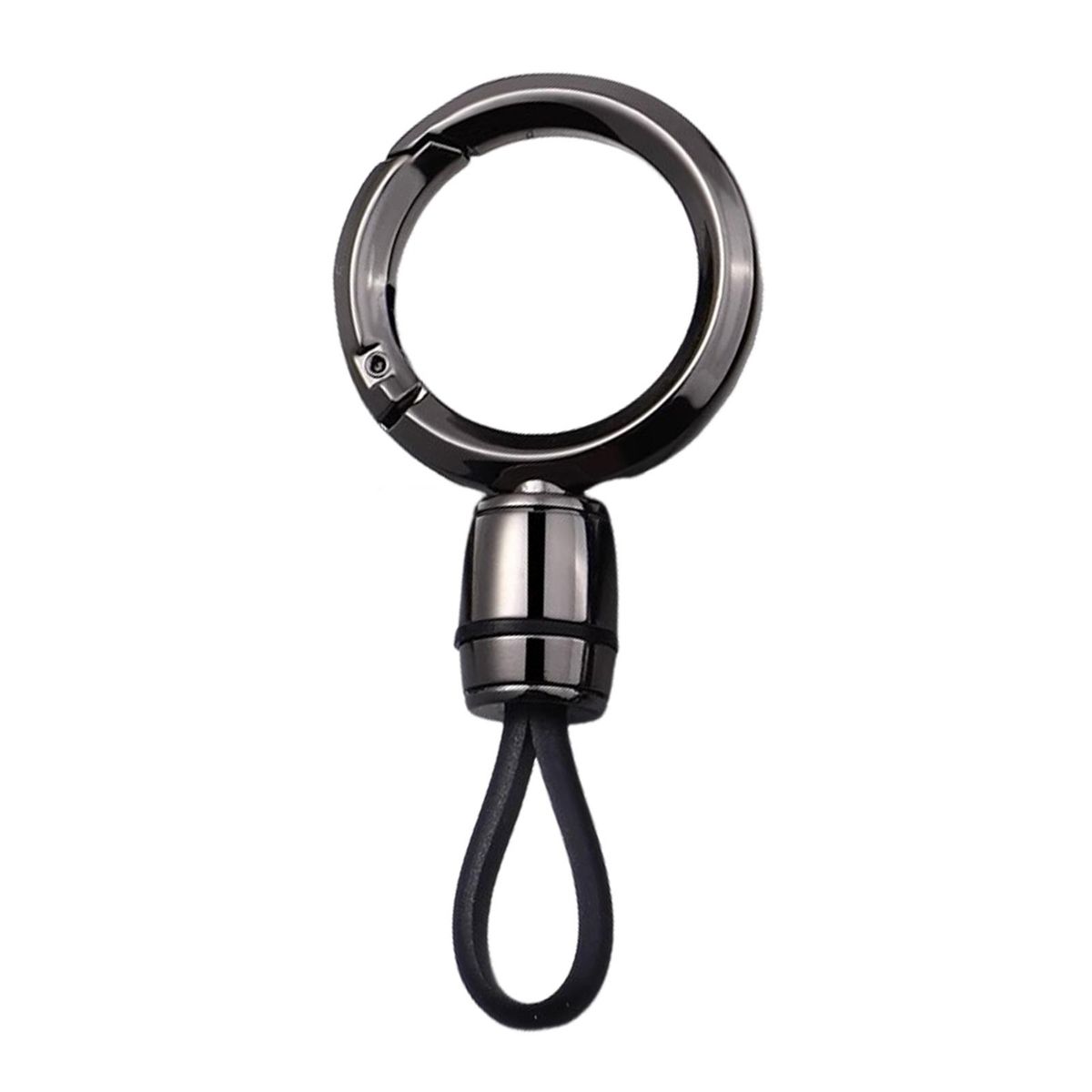 Keychain for Family Premium Zinc Alloy Car Keychain Stylish Gift Black