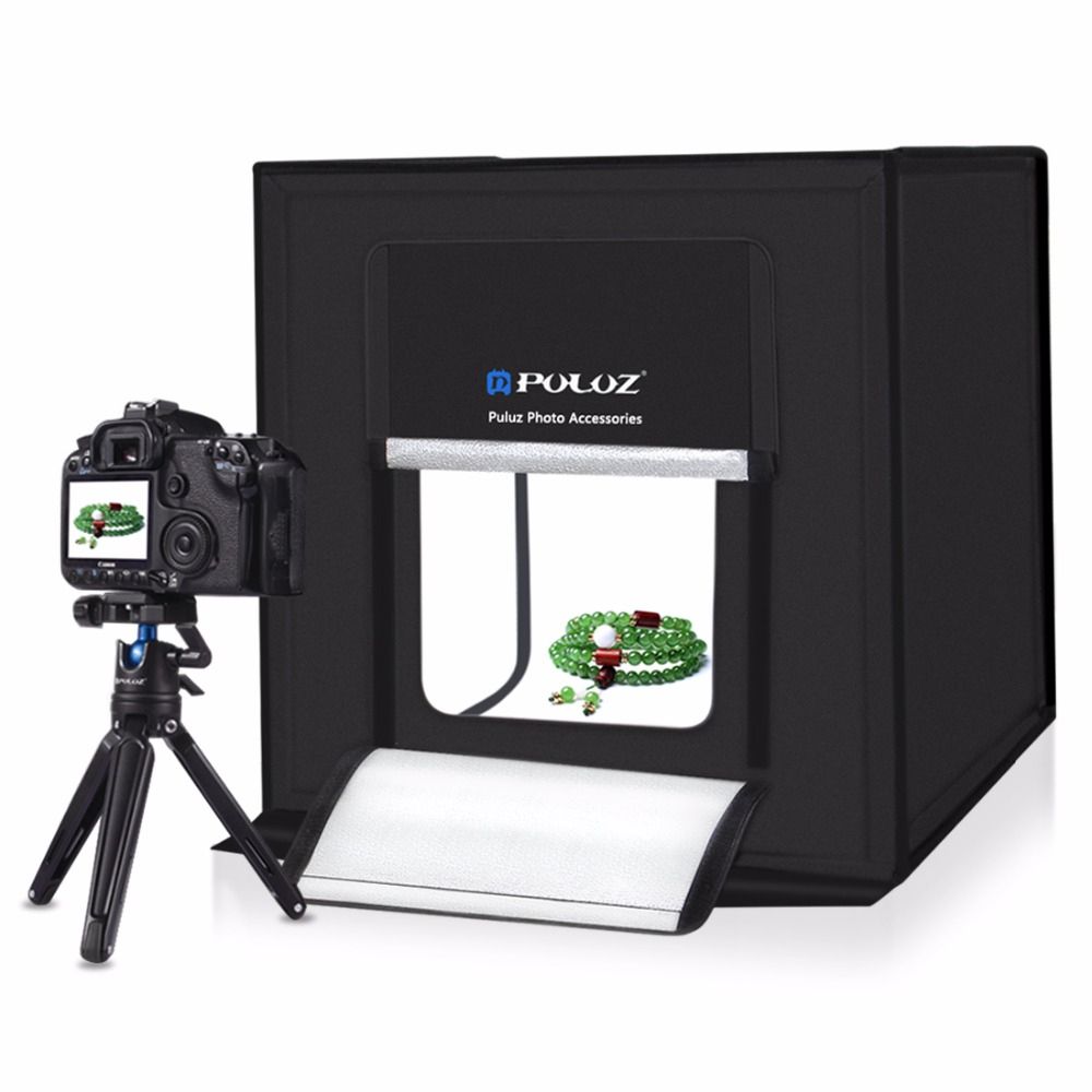 Portable 30W 5500K White Light Room Photo Lighting Studio Shooting Tent Box Kit