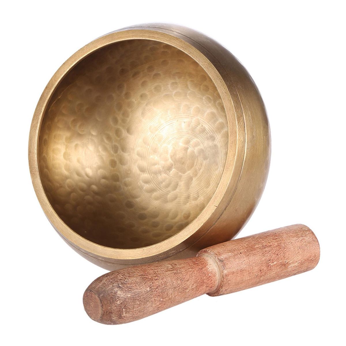 Exquisite 3 Inch Handmade Tibetan Bell Metal Singing Bowl with Striker for Buddhism Buddhist Meditation Healing Relaxation Yoga