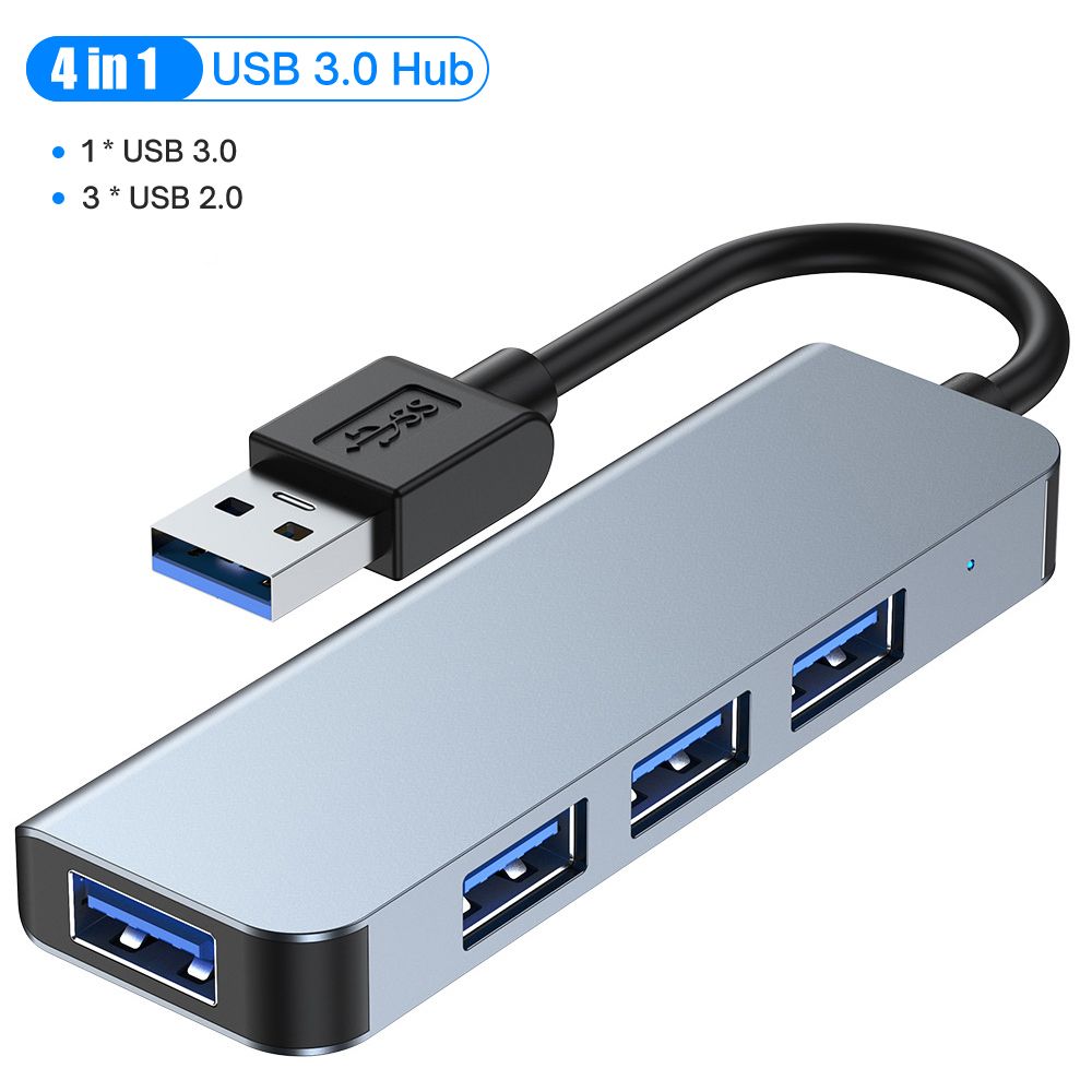 4 / 8 In 1 USB 3.0 Hub For Laptop Adapter PC PD Charge 8