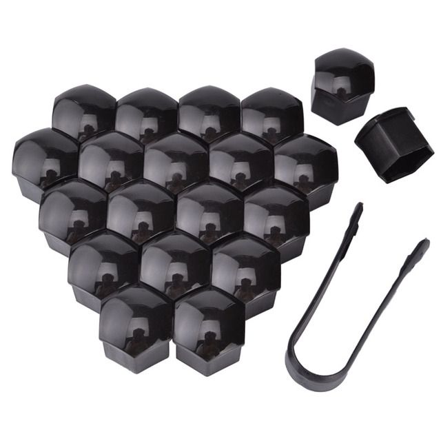 Espeeder 20pcs 17mm Wheel Nut Bolt Head Cover Cap Bolt Caps