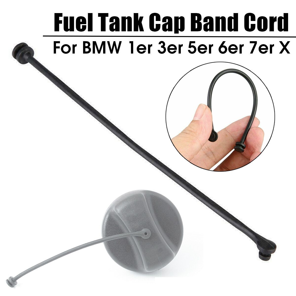 Fuel Tank Cap Band Cord For BMW E81 E82 E88 E46 E90 E93 E39 E60 E64 E68 X3 X5