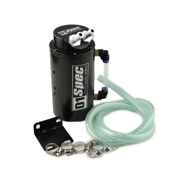 Universal Car Accessories D1 SPEC Racing Oil Catch Aluminum Tank Can #Black Black
