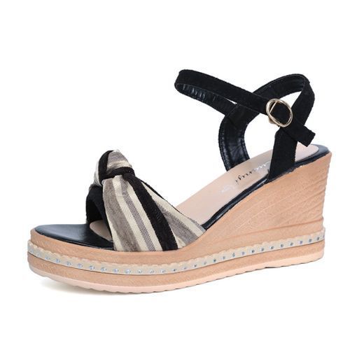 Ladies Comfortable High Heel Fish Mouth Platform Sandals