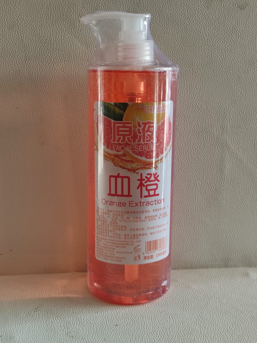 Orange Serum For Anti-aging, For Facial & Skin Glow, Clears Dark Spots, Acne,Wrinkles, 1000mL