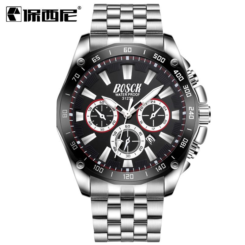Top Luxury Brand Watch Fashion Sports Cool Men Quartz Watches Stainless Steel Wristwatch For Male