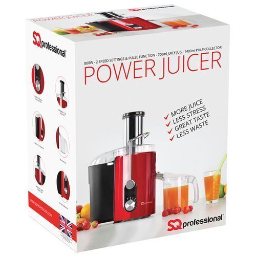 Power Juicer 800W-2 Speed Settings & Pulse Function