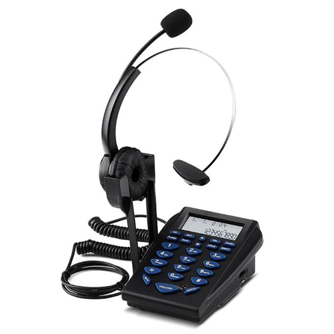 Call Center Telephone Dialpad Corded Telephone With Noise