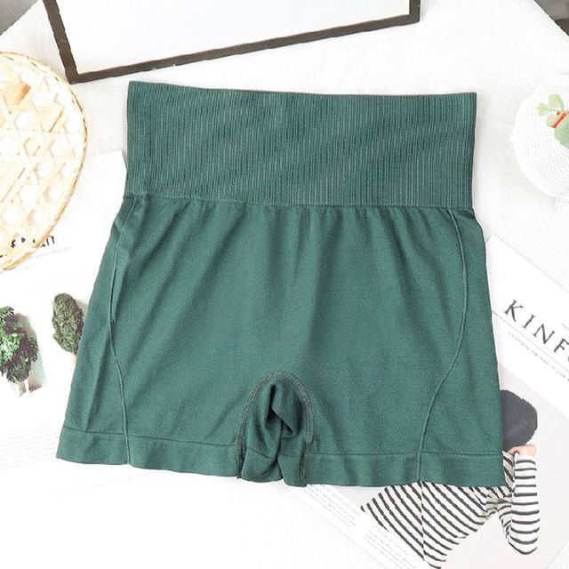 High Waist Workout Shorts Vital Seamless Green_Fit ForM-L
