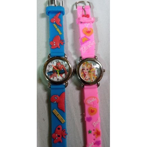 2in1 Kids Cartoon Character Wristwatch-Berbie