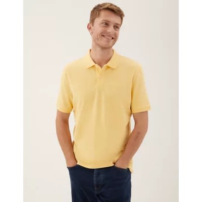 Plain Polo Shirt - Yellow