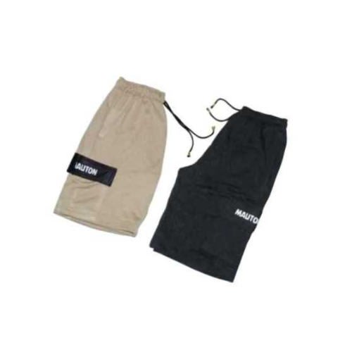 Men's (2-in-1) Combat Cargo Short  - Brown & Black