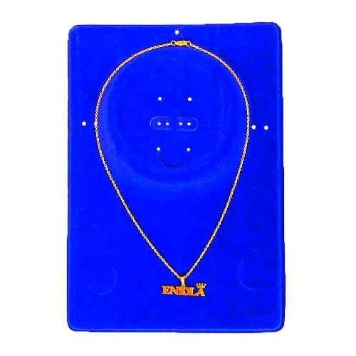 Letter Name ENIOLA Pendant And Necklace