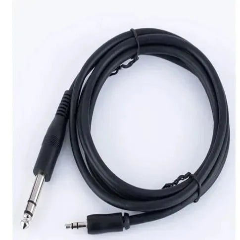 Male Aux Jack To 6.5mm Male Aux Jack - 3.5mm - 2 Pieces