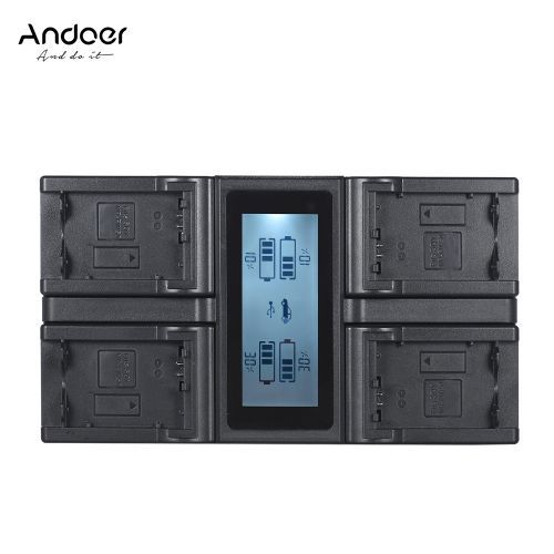 Andoer NP-FW50 NPFW50 4-Channel Digital Camera Battery