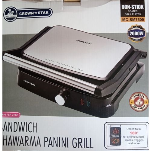 Crown Star Grill/Panini/Shawarma/ Sandwish Maker