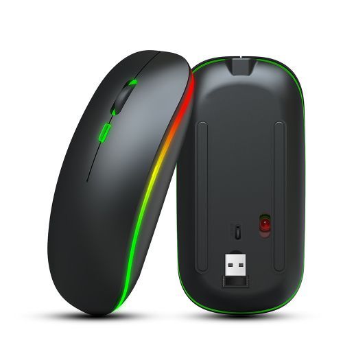 LED 2.4Ghz Wireless Mouse Bluetooth Rechargeable