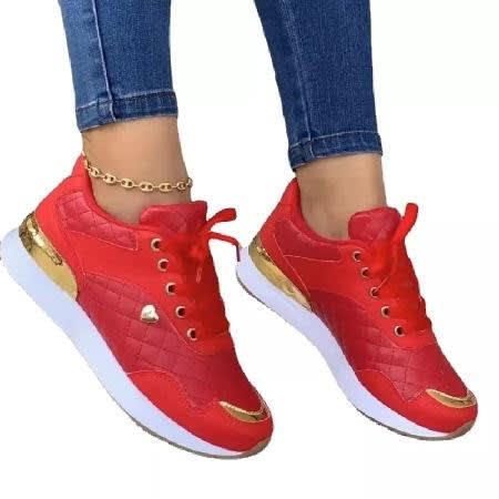 Women Sneakers - Red