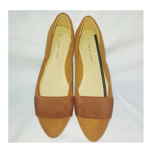 Trendy Pointed Ladies Office Flat Shoe - Brown