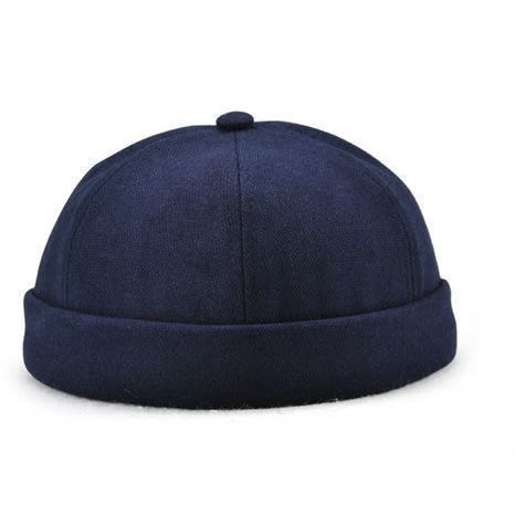 Skullcap Retro Sailor Cap - Warm Rolled Cuff Bucket Cap