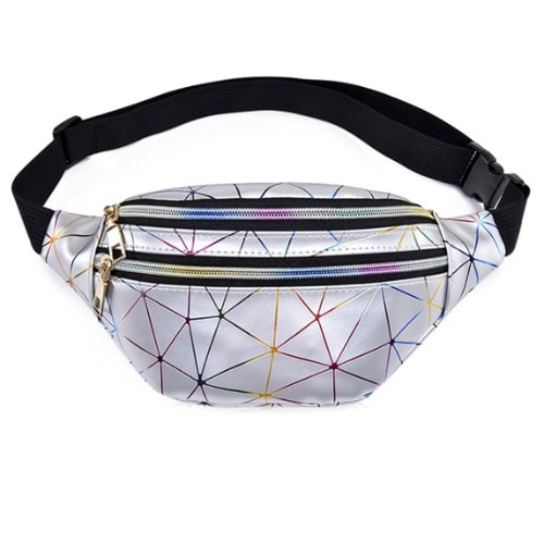Chic Waist Bag Fanny Pack - Silver