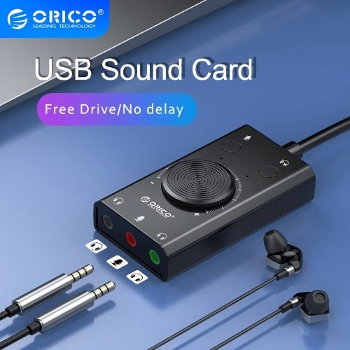 Multifunctional External Sound Card Adapter