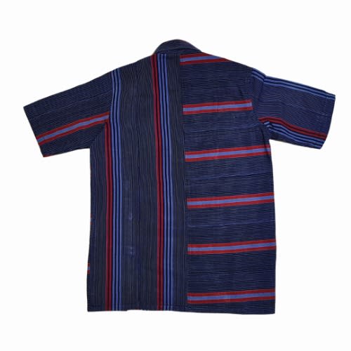 Handcrafted Striped Button Down Aso Oke Shirt