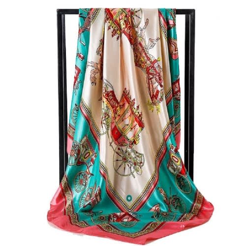 Silk Square Scarf - Multicolor