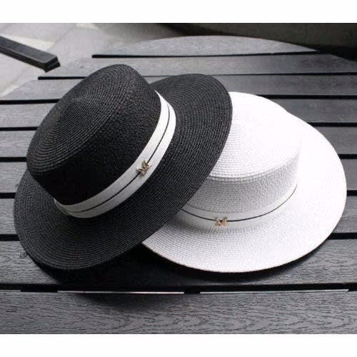 2 Pcs Fedora Hats - Black And White