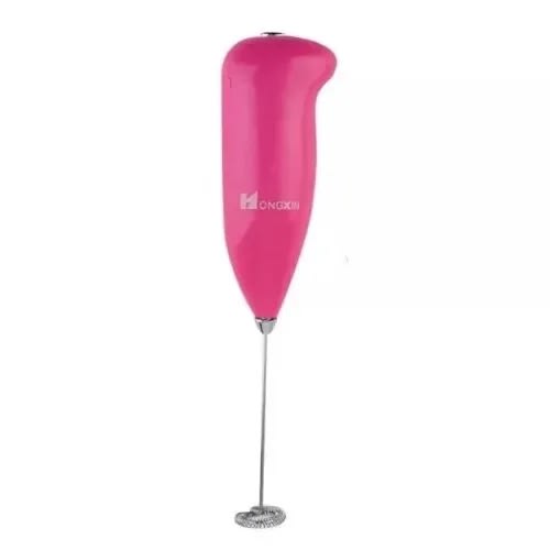 Battery Operated Handheld Frothier - Mixer And Whisker  - Pink