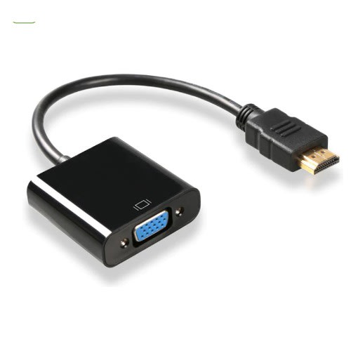 Hdmi To Vga Converter Up To 1080p Male To Female-black