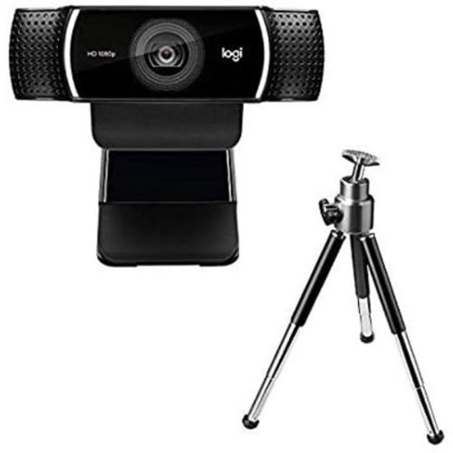 C922 Pro Stream Webcam 1080p Camera For Hd Video Streaming & Recording With Tripod