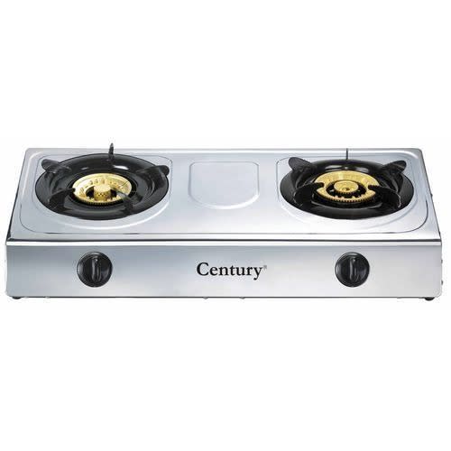Double Burner Stainless  Table Top Gas Cooker