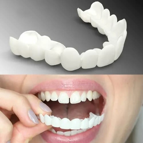 Snap On Smile Denture - Upper And Lower False Teeth Cover
