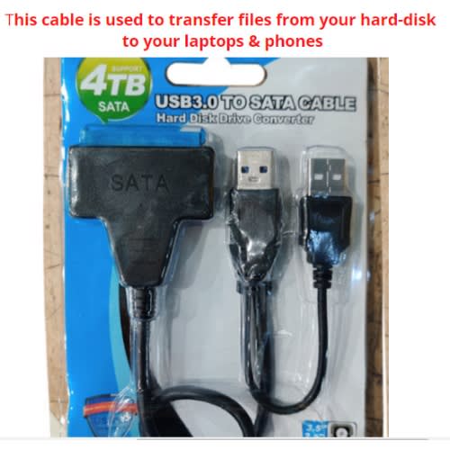 Usb 3.0 Sata  Hard Disk/hard Drive Adapter Cable For 2.5 Inch Ssd & Hdd With Support Uasp