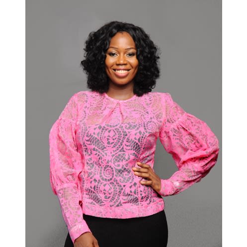 Pink Puff Sleeve Top