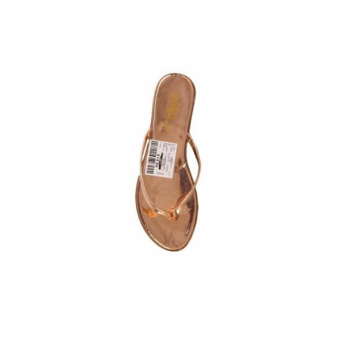 Ladies' Casual Gold Slippers