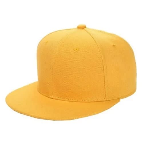 Plain Face Cap - Yellow