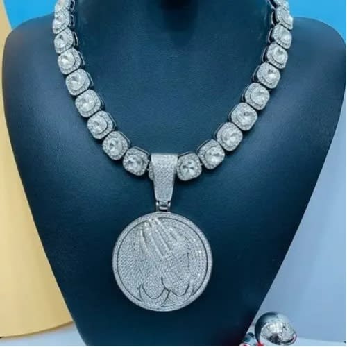 Fashion Front Tennis Chain With Pendant