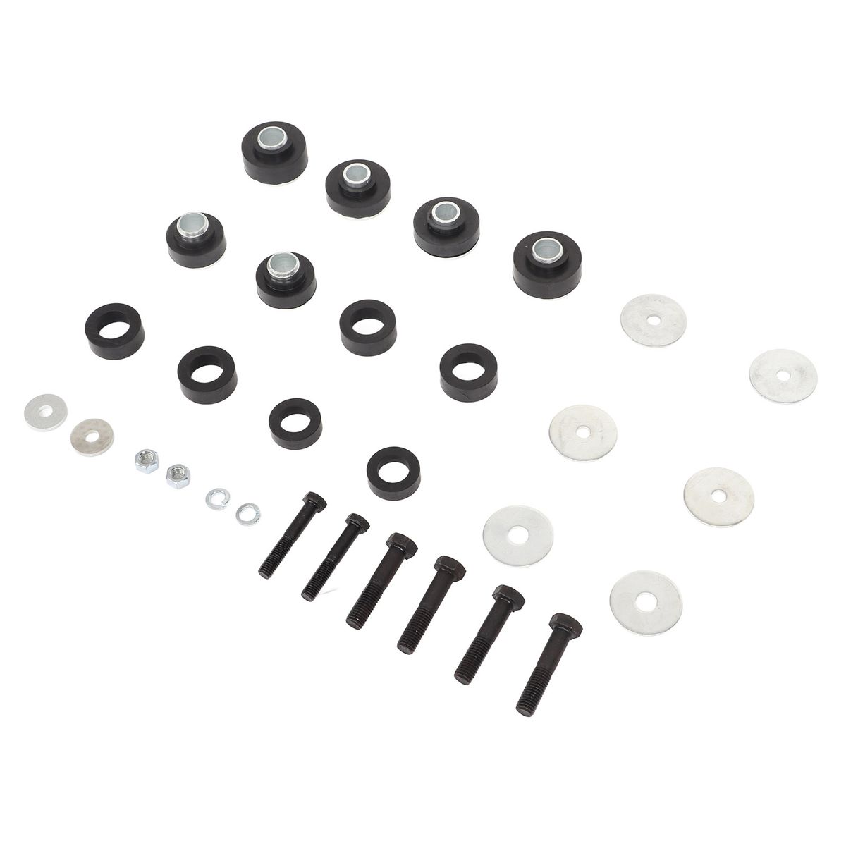 Subframe Body Mount Bushing Hardware Bolts Washers Kit