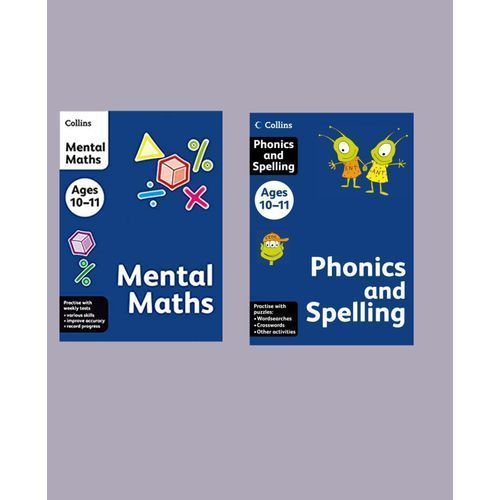 Mental Maths And Collins Phonics And Spelling 10-11yrs