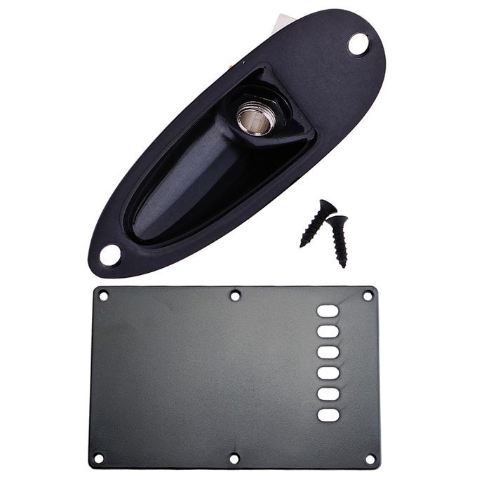 635mm Output Jack Socket Plate  Pickguard Cavity Cover For ST SQ