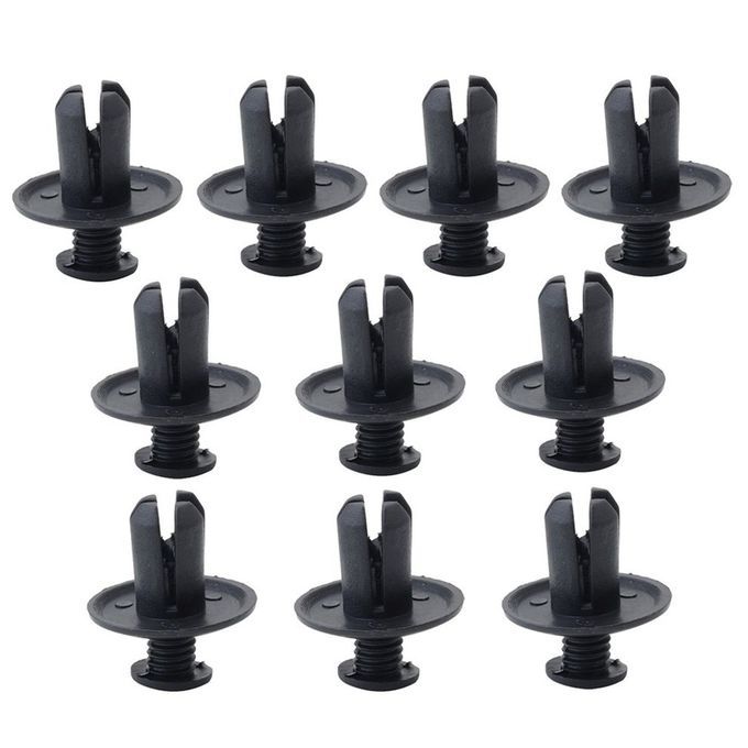 10p S Plasti   Ar Door Lining Trim Panel Retainer  Lip Fastener Bu Kles-black