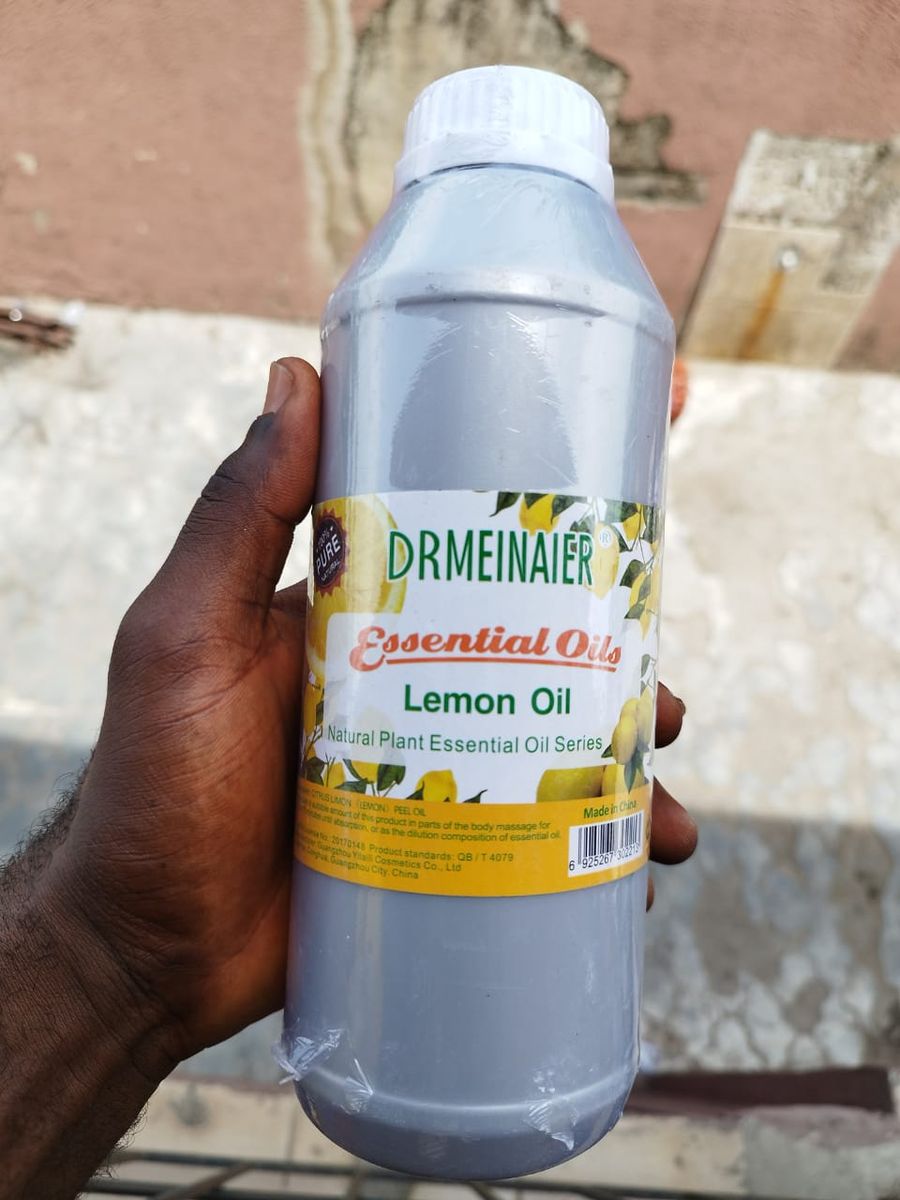 Lemon Essential Oil 100%  Organic Fruit Multi-purpose Beauty Oil For Body, Hair